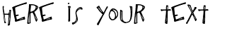 Your preview of One Constant font