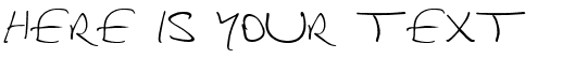 Your preview of Douglas Adams Hand font