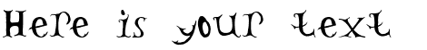 Your preview of Tom's Headache font