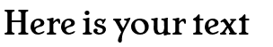 Your preview of Cheboygan font