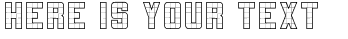 Your preview of 3x5 Outline font