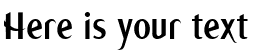 Your preview of Ming font