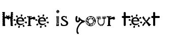 Your preview of MailArt font