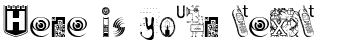 Your preview of Insecurity font