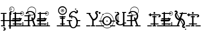 Your preview of Snippletweak font