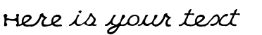 Your preview of Klee CapScript font