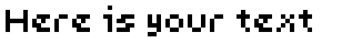 Your preview of Pix-L font