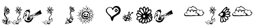 Your preview of Garden Dingbats font