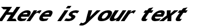 Your preview of Speedy 12 font