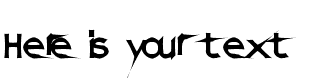 Your preview of Damaged Sata Light font