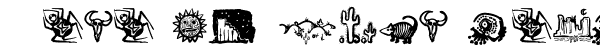 Your preview of Death Valley Dingbats font