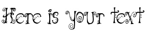 Your preview of Spahrty Girl font