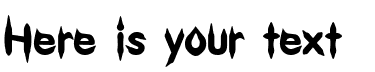 Your preview of Gibberish font