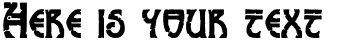 Your preview of Elric font