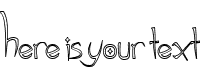 Your preview of Gothic Hijinx Hollow font