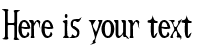 Your preview of Kallamar font