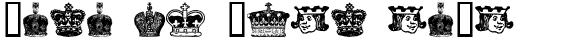 Your preview of Crowns and Coronets font