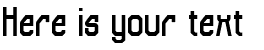 Your preview of Elb-Tunnel font