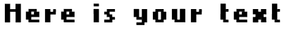 Your preview of 4 Mini font