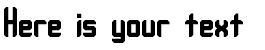 Your preview of Your Complex font