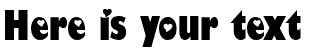 Your preview of Hole Hearted font