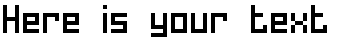 Your preview of Homespun BRK font