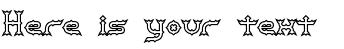 Your preview of Mincer BRK font