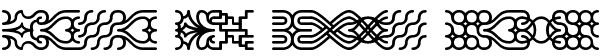 Your preview of Line Dings BRK font