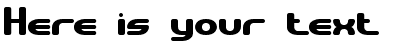Your preview of Gravitate BRK font