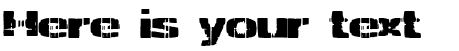 Your preview of Decrepit BRK font