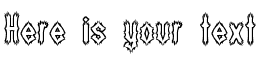 Your preview of Dark Side BRK font