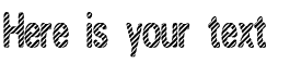 Your preview of Candy Stripe BRK font