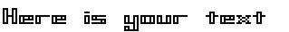 Your preview of Mini Kaliber Outlined BRK font