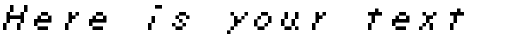 Your preview of Zelda DX BRK font