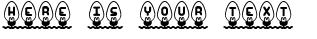 Your preview of Xmas Lights BRK font