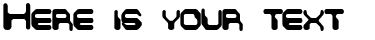 Your preview of Chintzy CPU BRK font