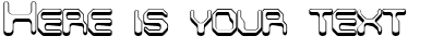 Your preview of Chintzy CPU Shadow BRK font