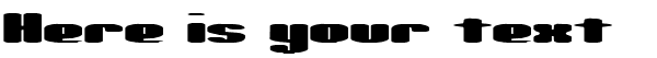 Your preview of Spacious BRK font