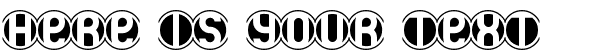 Your preview of 18 Holes BRK font