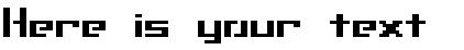 Your preview of Setback BRK font
