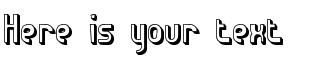 Your preview of Euphoric 3D BRK font
