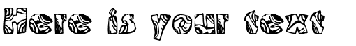 Your preview of Swirled BRK font