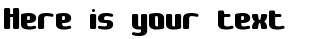 Your preview of Galapogos BRK font