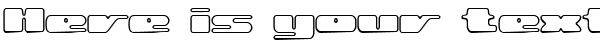 Your preview of Rotund Outline BRK font