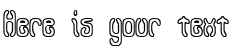 Your preview of Queasy Outline BRK font