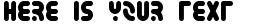 Your preview of Whatever BRK font