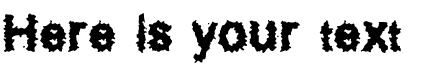 Your preview of Splatz BRK font