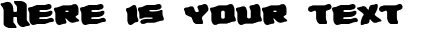 Your preview of Turmoil BRK font
