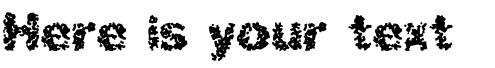 Your preview of Spastic BRK font