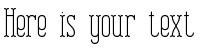 Your preview of Combustion Plain BRK font